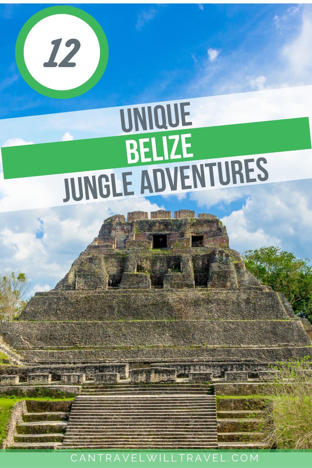 12 Unique Belize Jungle Adventures Pin