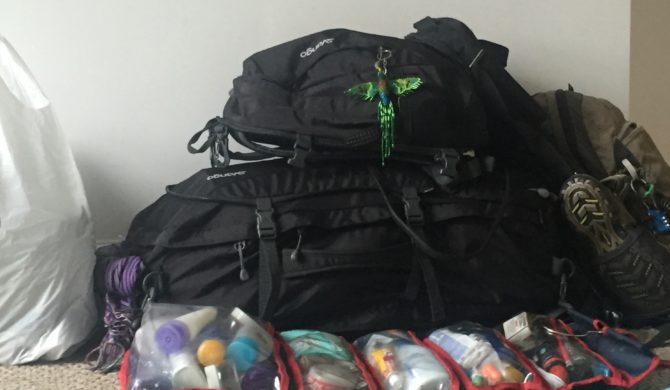 Travel long term first packing attempt