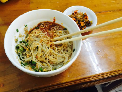 Shan Noodles Lucy Seven Tea-shop Yangon Myanmar
