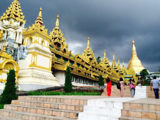 Shwedagon Pagoda in Yangon, Myanmar