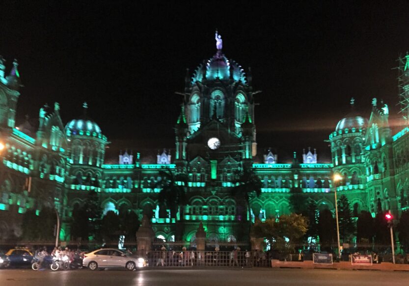 Victoria Terminus CST Mumbai at night