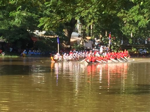 Dragon boat race water festival Siem Reap 