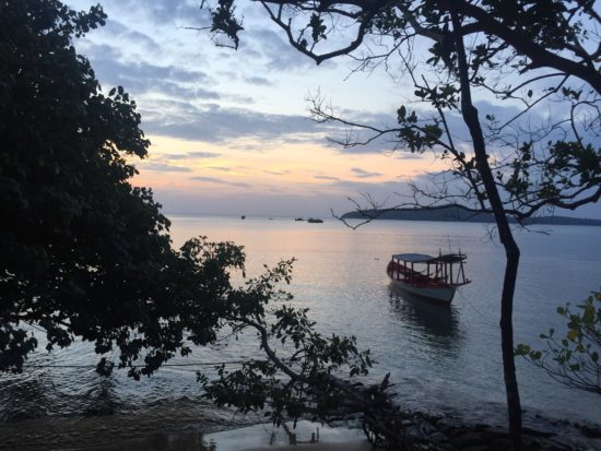 Koh Ta Kiev Island Cambodia sunset