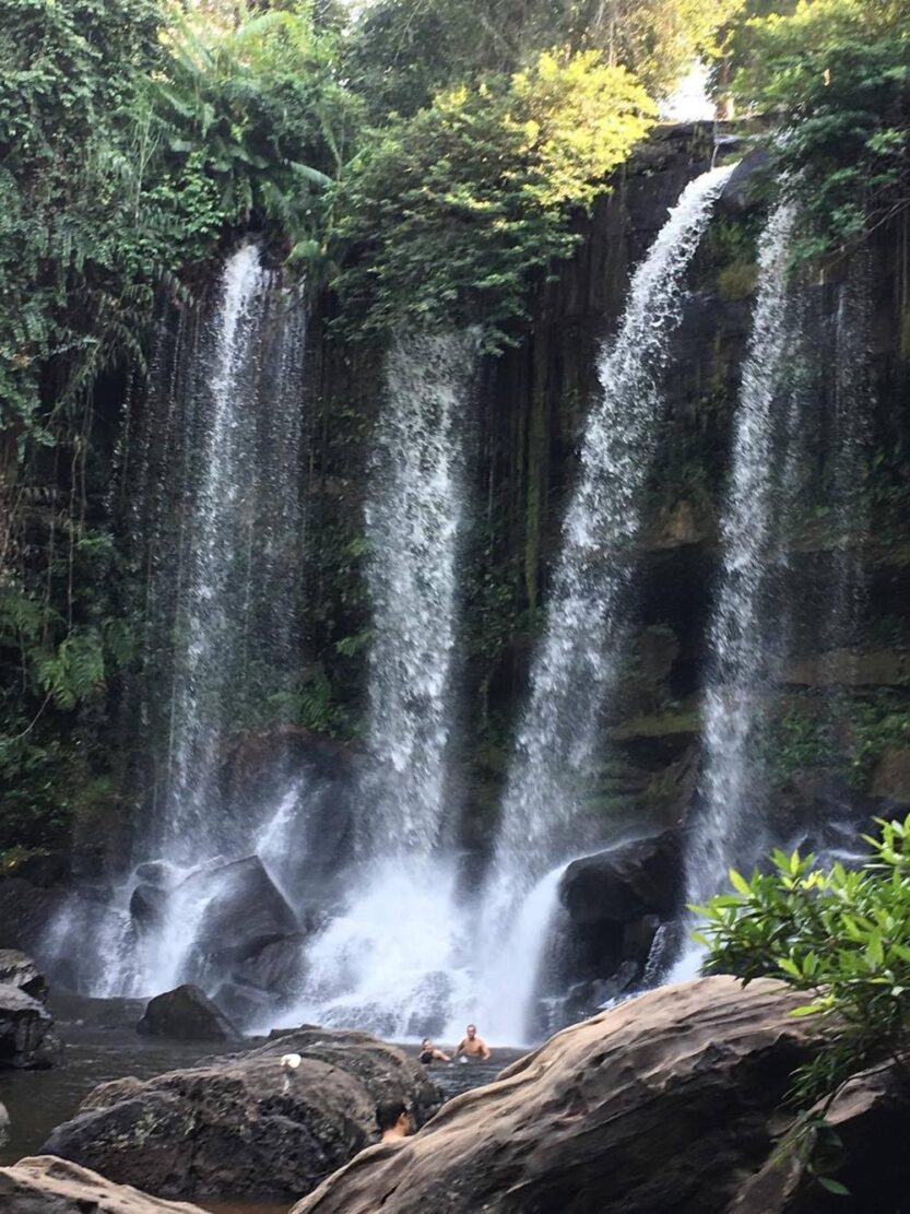 Kulen Mountain Waterfall, Phnom Kulen National Park, Cambodia