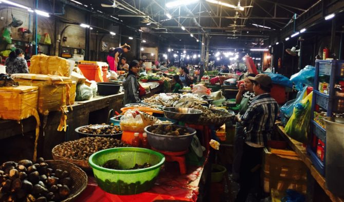 Local Old Market Siem Reap Cambodia