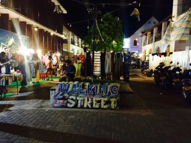 Street Food in Walking Street in Vientiane, Laos