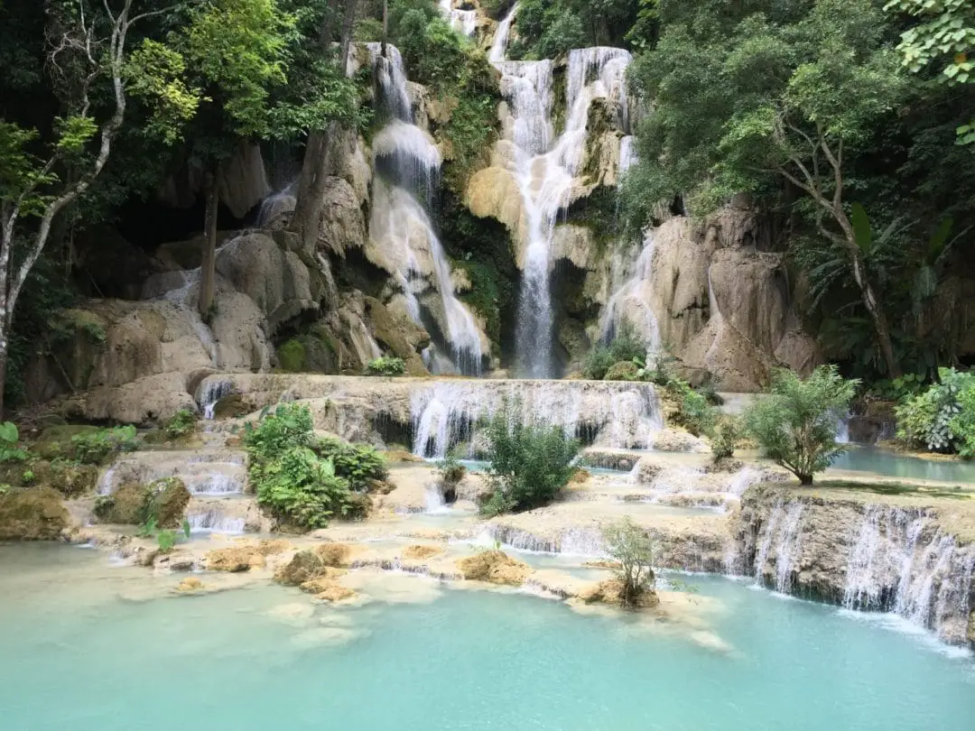 Kuang Si Waterfall, near Luang Prabang in Laos