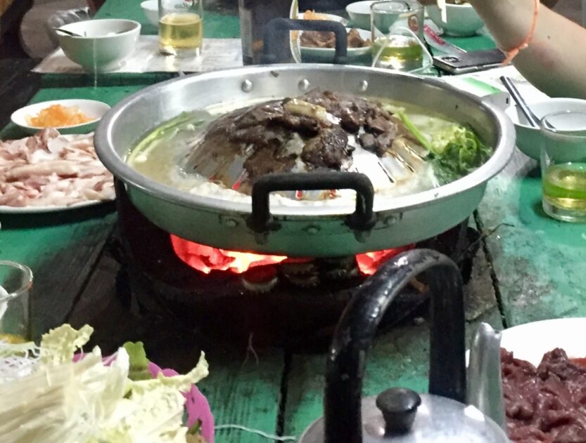 Sin Dad traditional Lao barbeque in Luang Prabang, Laos