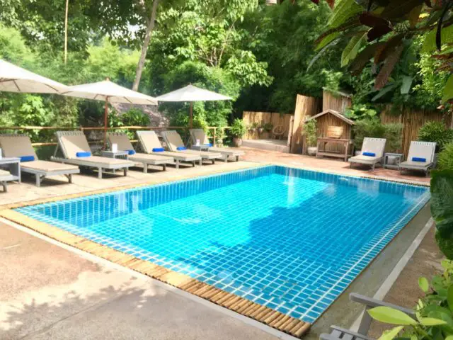 Swimming pool at My Dream Boutique Resort in Luang Prabang, Laos