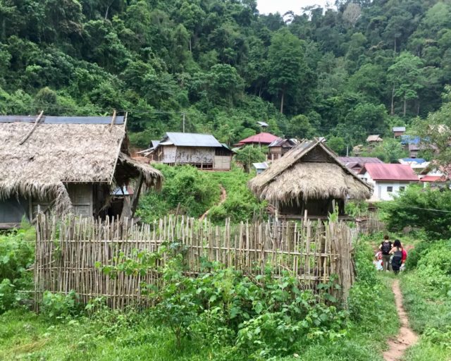 Chaleunsouk Village in Namha NPA, Laos