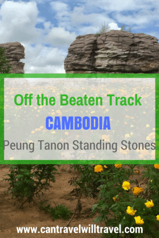 Peung Tanon Standing Stones Off the Beaten Track Cambodia, Sandstone Pillars