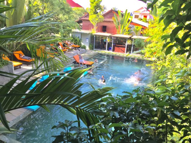 eOcambo Swimming Pool in Siem Reap, Cambodia