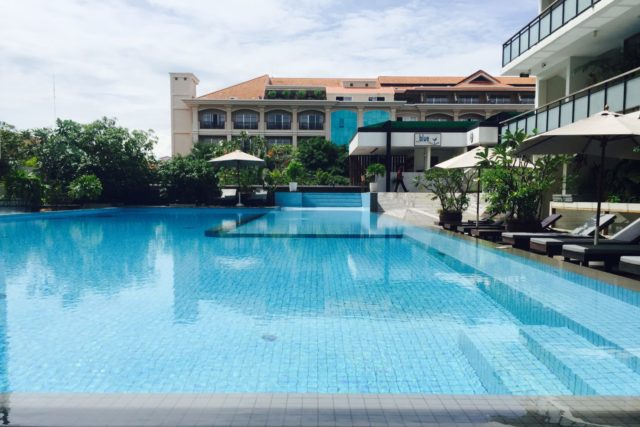 Hotel Somadevei Angkor Boutique and Resort Swimming Pool in Siem Reap, Cambodia