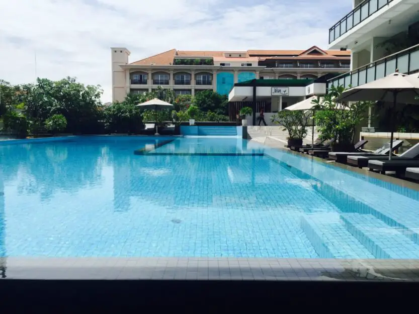 Hotel Somadevei Angkor Boutique and Resort Swimming Pool in Siem Reap, Cambodia