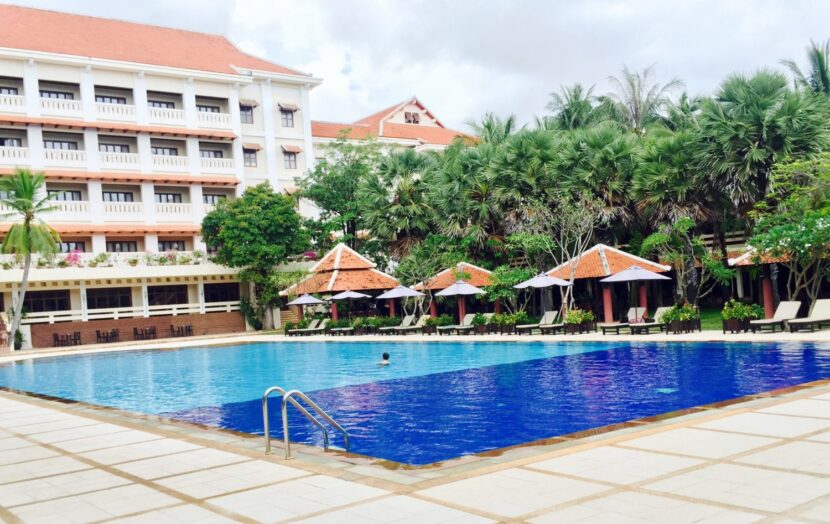 Royal Angkor Resort Swimming Pol in Siem Reap, Cambodia