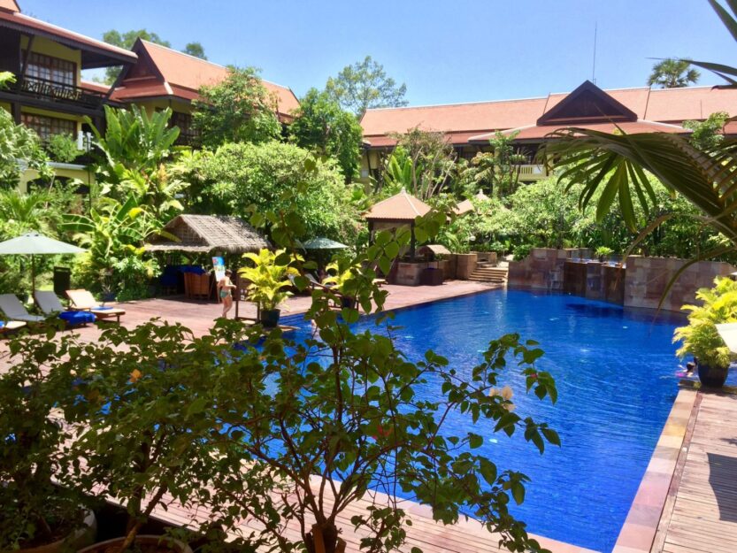 Victoria Angkor Resort & Spa Swimming Pool in Siem Reap, Cambodia