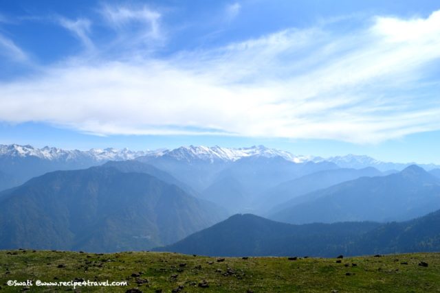 Gorgeous view from the camp site Jalori Mountain Pass trek