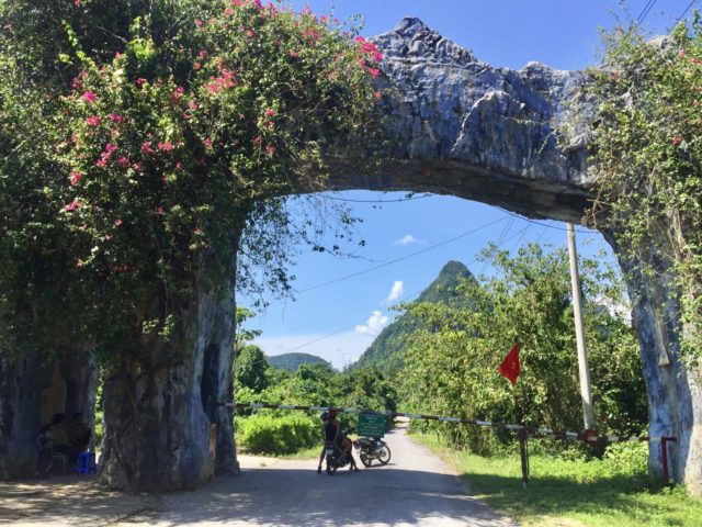 Motorcycle ride to Phong Nha Botanical Garden in Vietnam