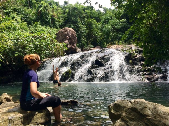 Waterfall in Phong Nha-Ke Bang National Park, Vietnam