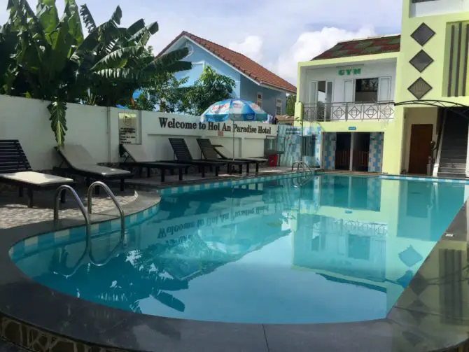 Hoi An Paradise Hotel Swimming Pool in Vietnam