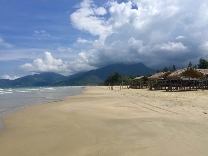 Lang Co Bay on the Hai Van Pass in Vietnam