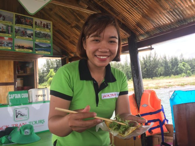 Spring Roll Demonstration with Jack Tran Tours in Hooi An, Vietnam