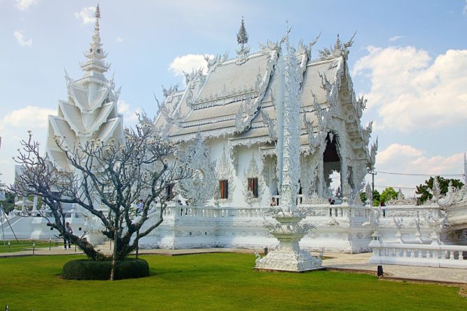 Chiang Rai White Temple in Thailand