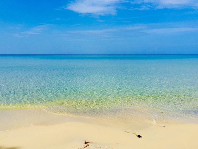 Koh Kong Island Deserted Beach in Cambodia