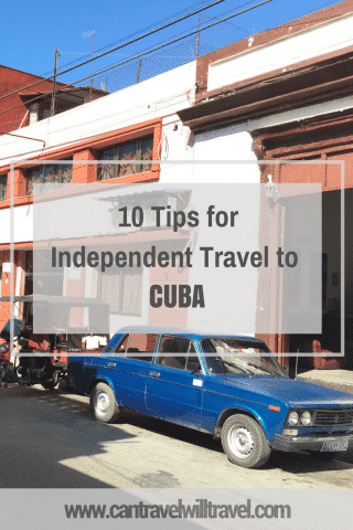 10 Tips for Independent Travel to Cuba. Old Car in Trinidad Street