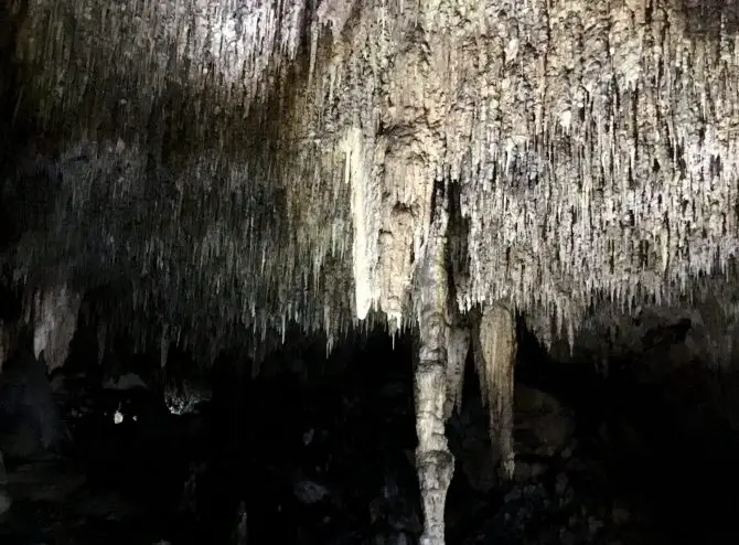 Dry Cave near Choj Ha Cenote in Mexico