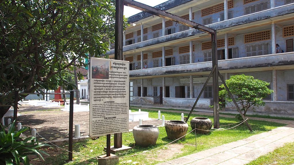 S21 Tuol Sleng Genocide Museum in Phnom Penh, Cambodia