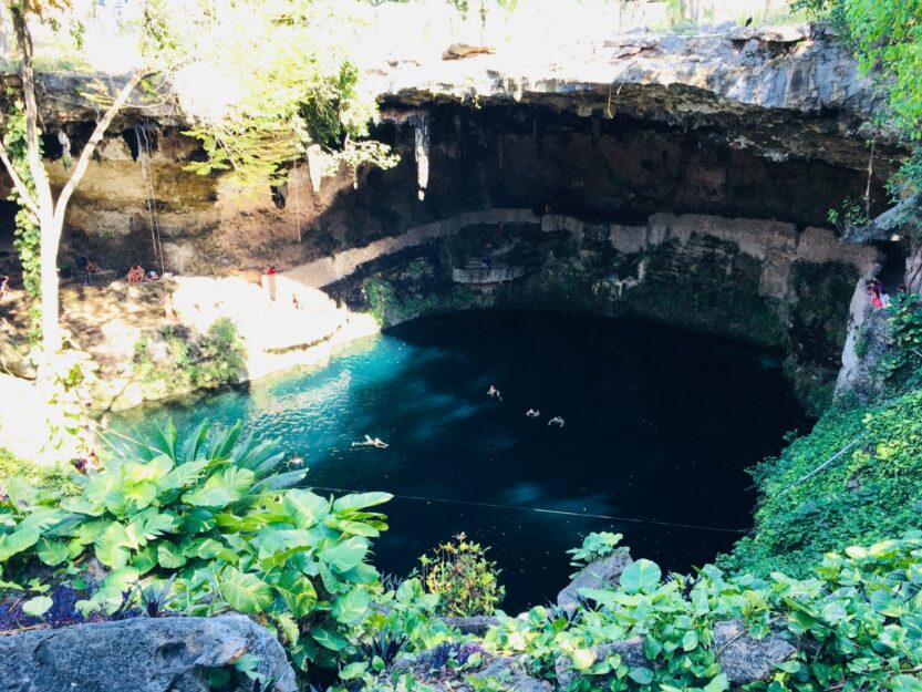 Cenote Zaci in Valladolid, Mexico