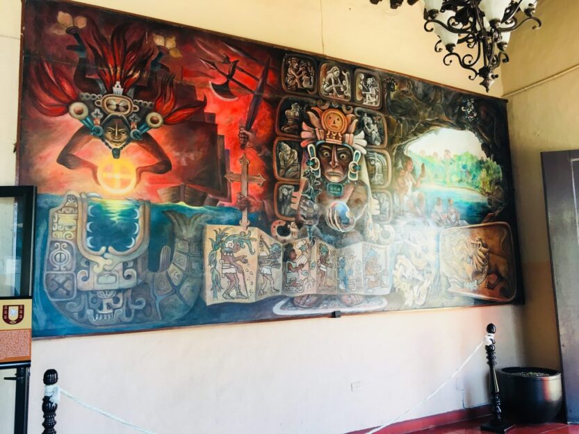 Palacio Municipal Murals in Valladolid, Mexico