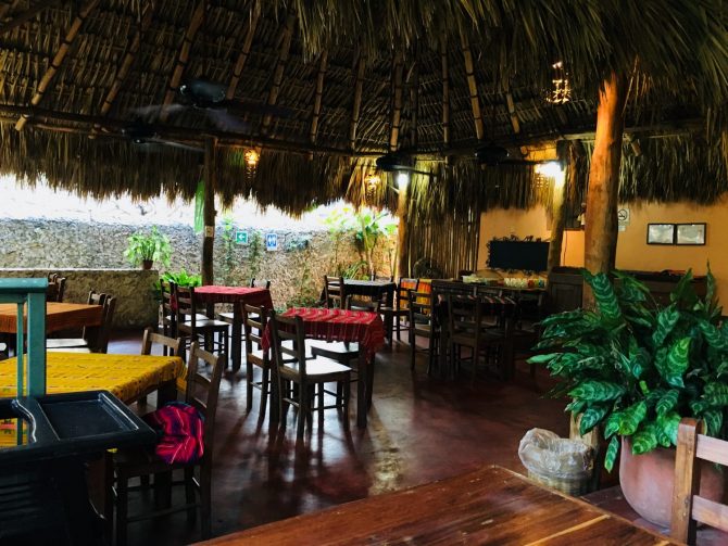 Restaurant Xocoloco at Casa Hamaca Guesthouse in Valladolid, Mexico