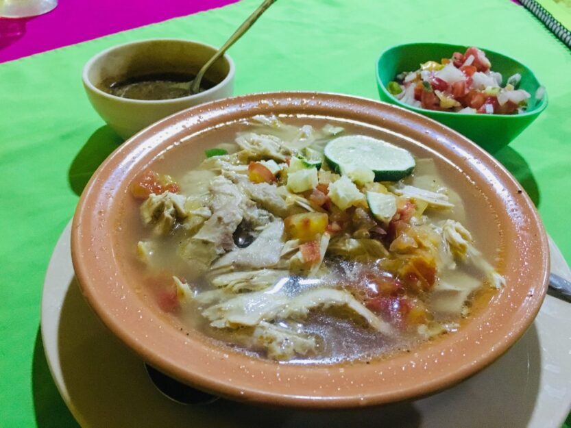 Sopa de Limon in Oasis Familiar in Valladolid, Mexico