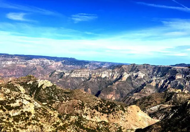 Divisadero View in Copper Canyon, Mexico