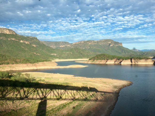 View of Lake from Chinipas Bridge in Copper canyon, Mexico