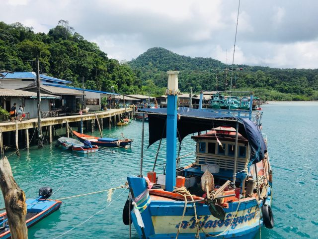 Ao Yai Fishing Village on Koh Kood in Thailand