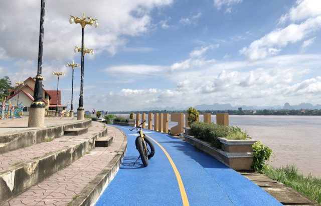 Cycle Path in Nakhon Phanom, Thailand