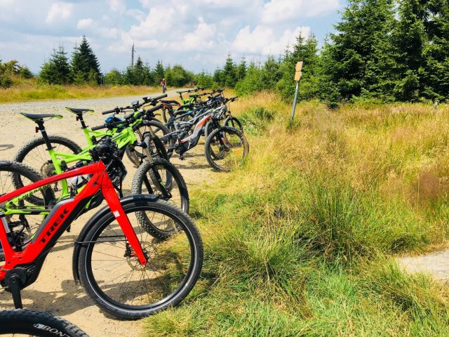 Electric Mountain Biking in Sumava National Park