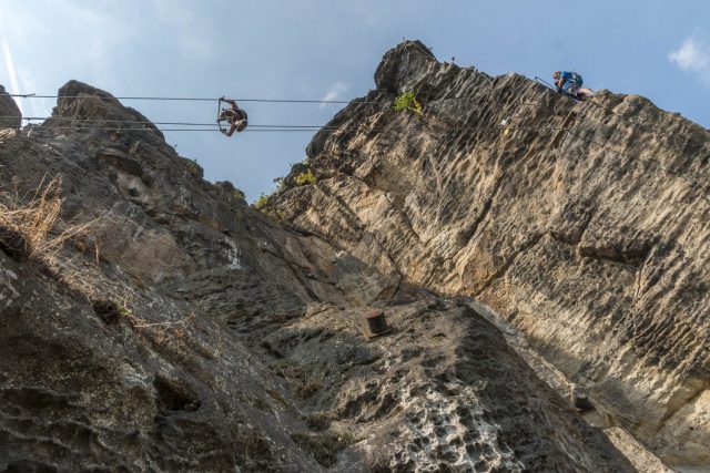 Via Ferrata Decin in the Czech Republic