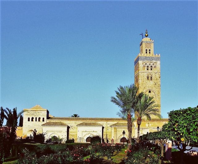 Koutoubia Mosque in Marrakech, Morocco