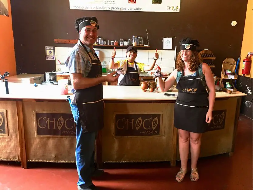 Bean to Bar Workshop at ChocoMuseo in Antigua