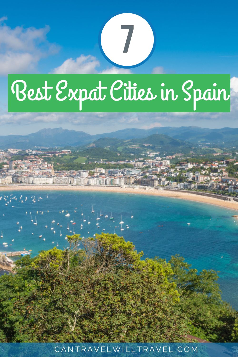 Best Expat Cities in Spain Pin