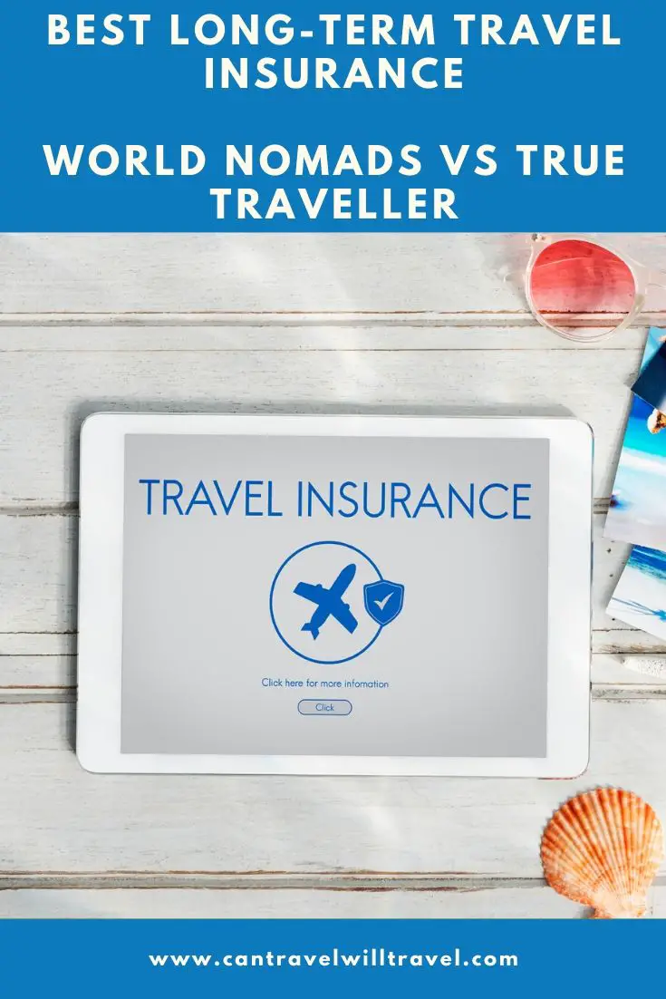 Best Long-term Travel Insurance. True Traveller vs World Nomads Pin3