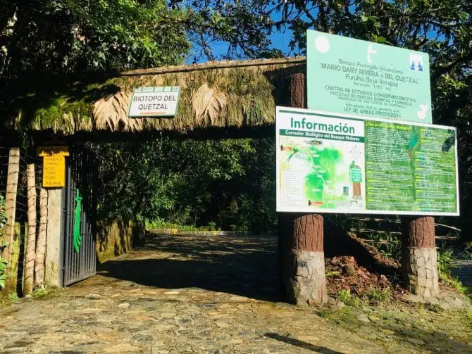 Biotopo del Quetzal in Guatemala