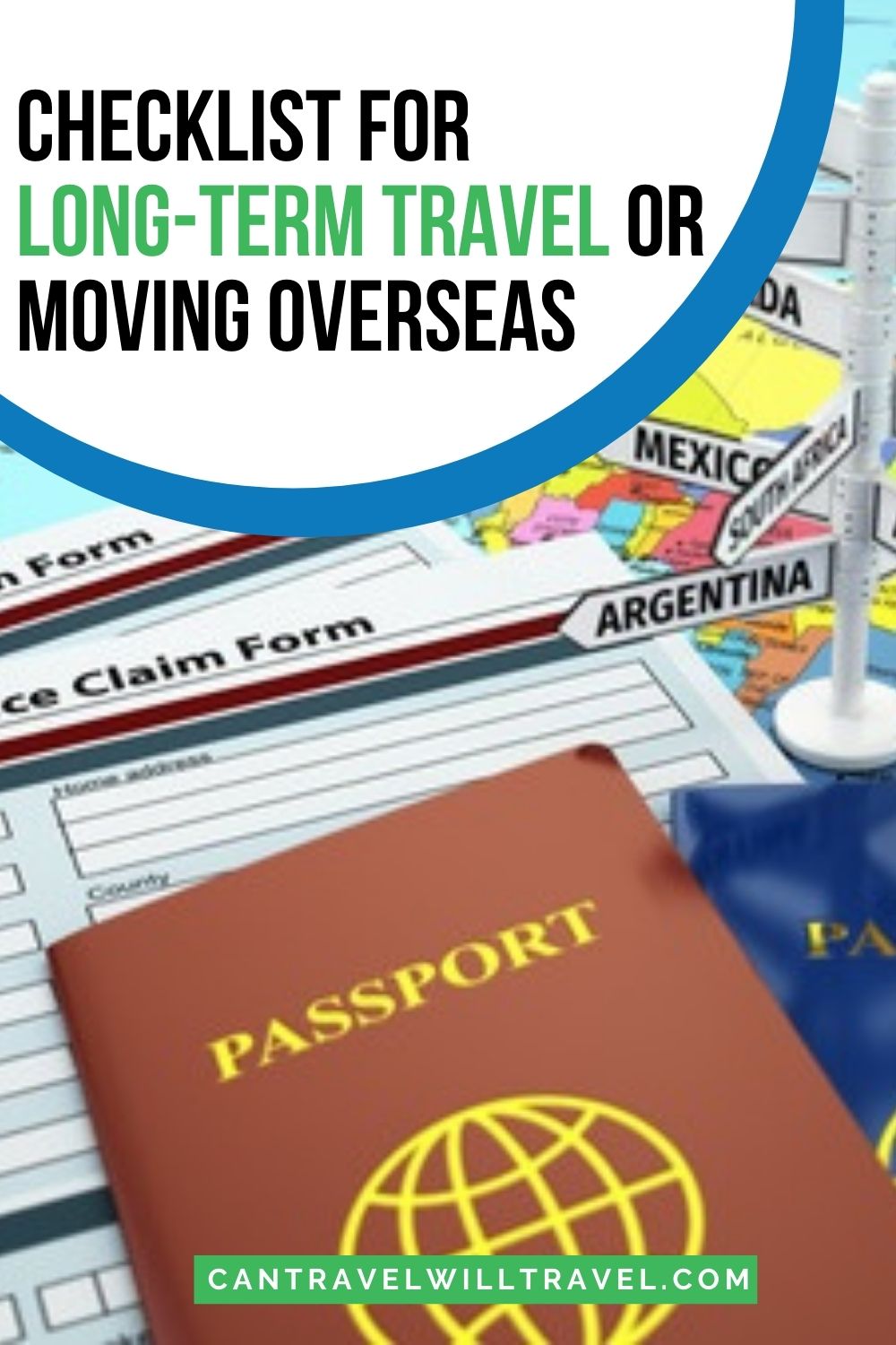 Checklist for Long-Term Travel or Moving Overseas