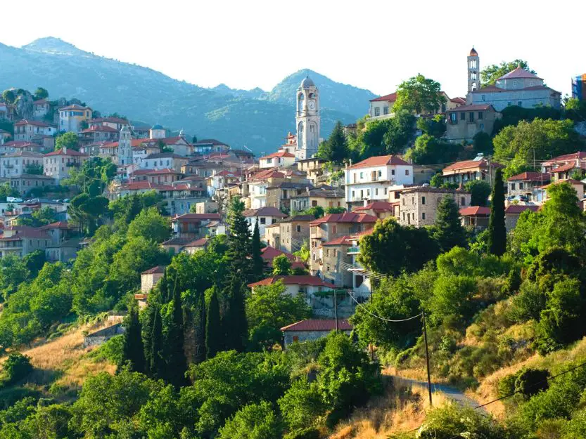 Dimitsana Village in Arcadia, Greece