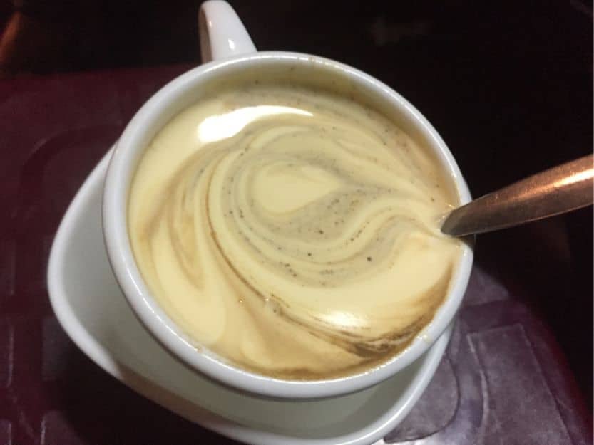 Egg Coffee in Cafe Giang in Hanoi, Vietnam. Egg Coffee in Cafe Giang in Hanoi, Vietnam.