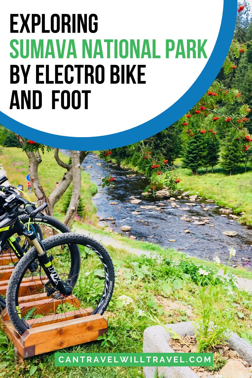 Exploring Sumava National Park by Electro Bike and Foot, Czech Republic Pin